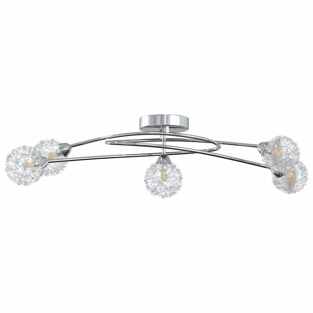 Vidaxl plafond avec capuchons en fil de maille 5xg9