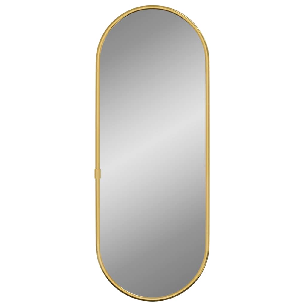Vidaxx miroir mural 40x15 cm ovale doré