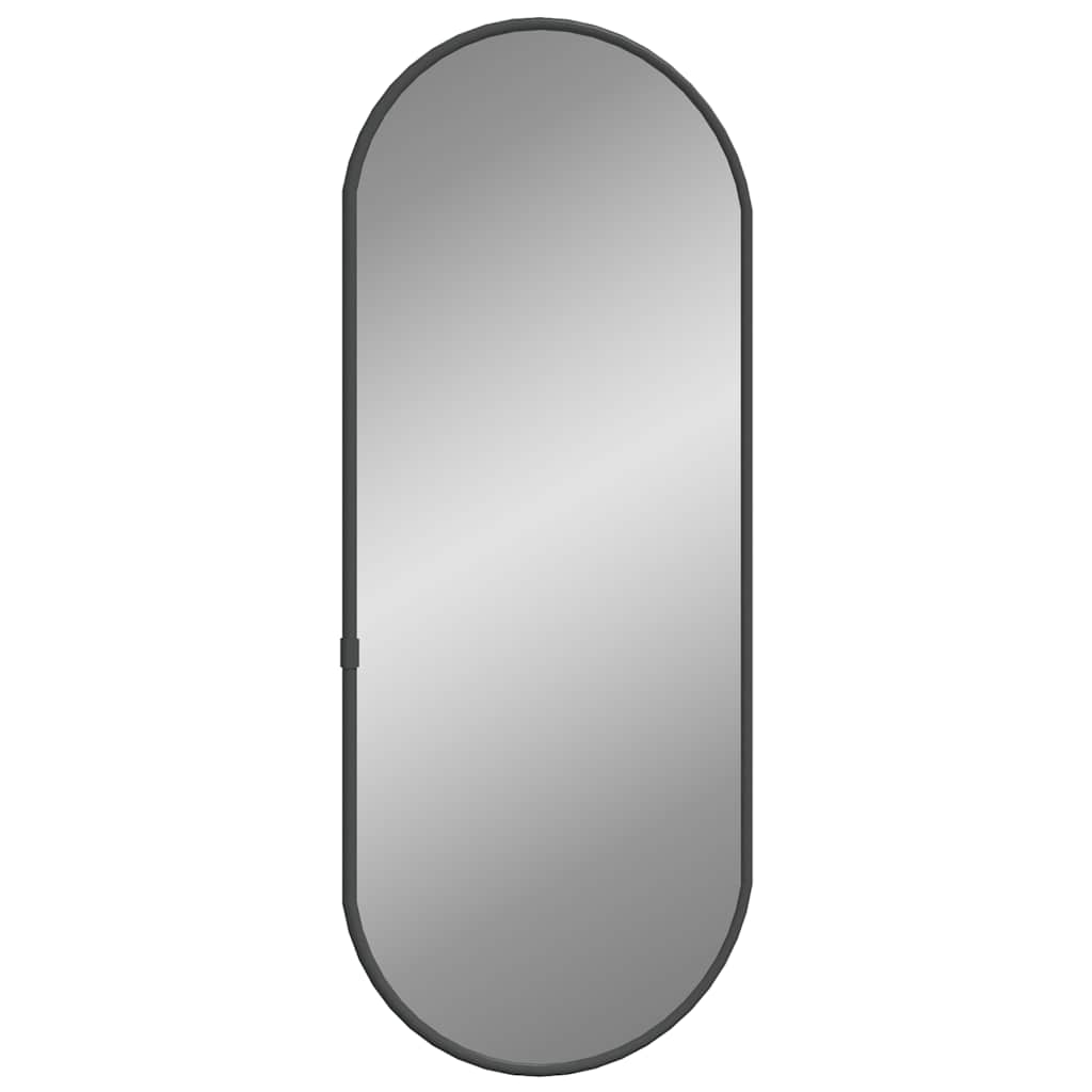 Vidaxx miroir mural 50x20 cm ovale noir