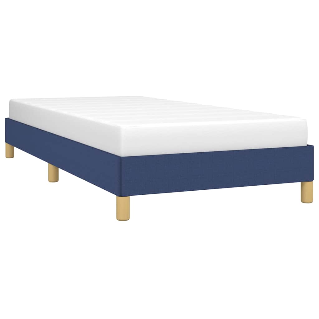 Vidaxl bedframe zonder matras 100x200 cm stof blauw