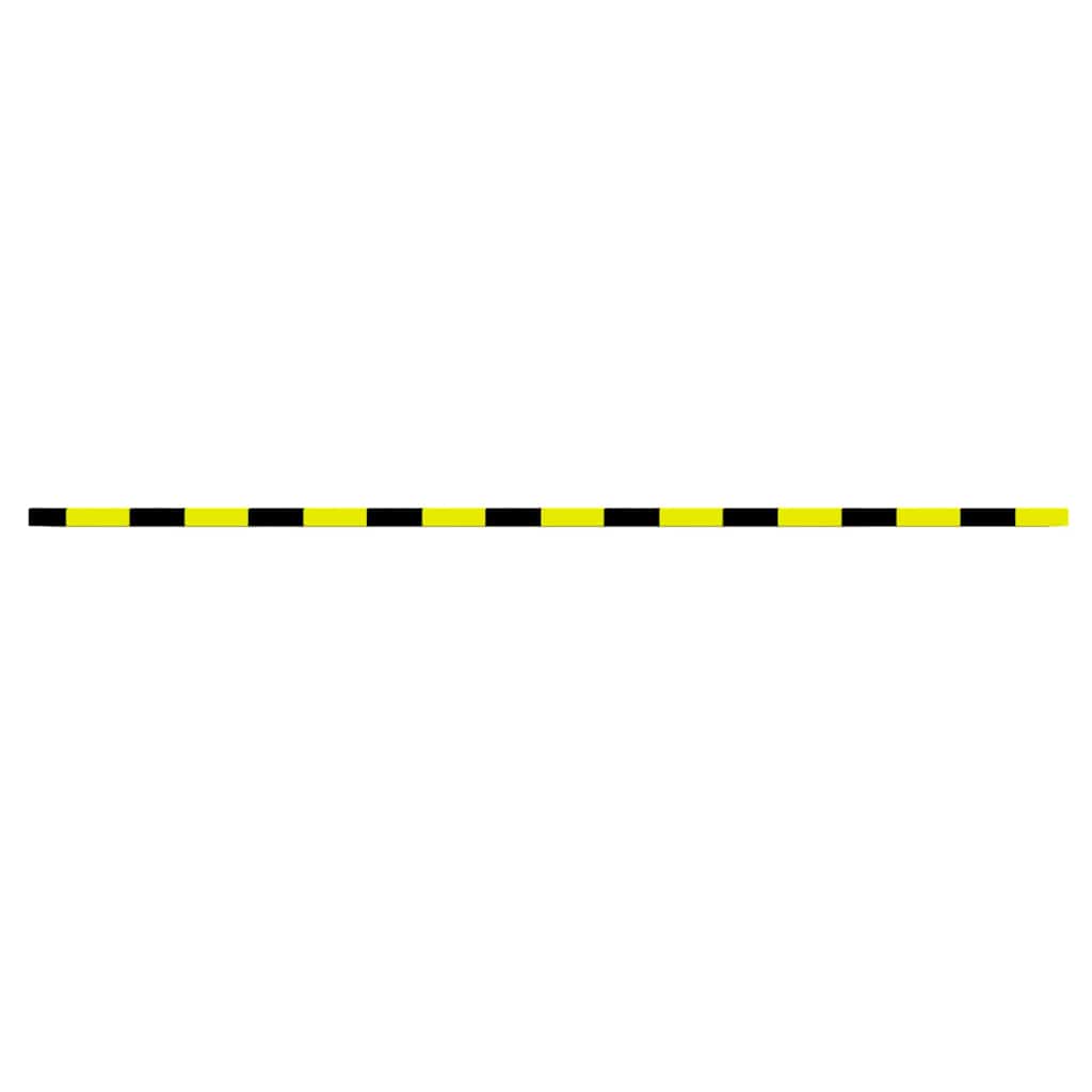 Vidaxl Corner Protector 6x2x101,5 cm PU jaune et noir