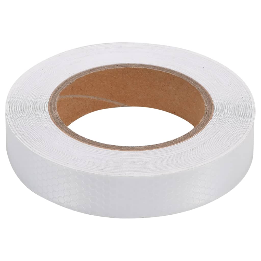 Vidaxx ruban réfléchissant 2,5 cm x 20 m PVC blanc