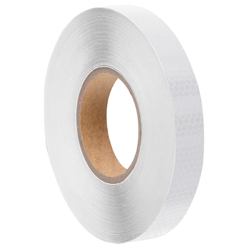 Vidaxx ruban réfléchissant 2,5 cm x 50 m PVC blanc