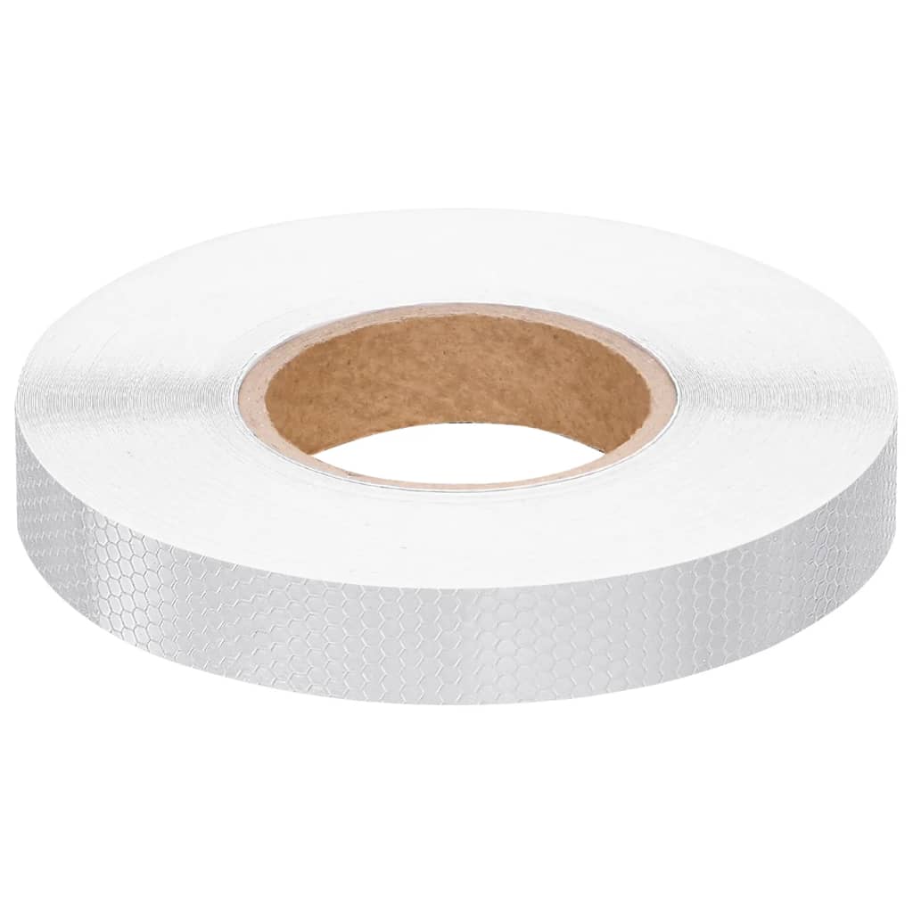 Vidaxx ruban réfléchissant 2,5 cm x 50 m PVC blanc