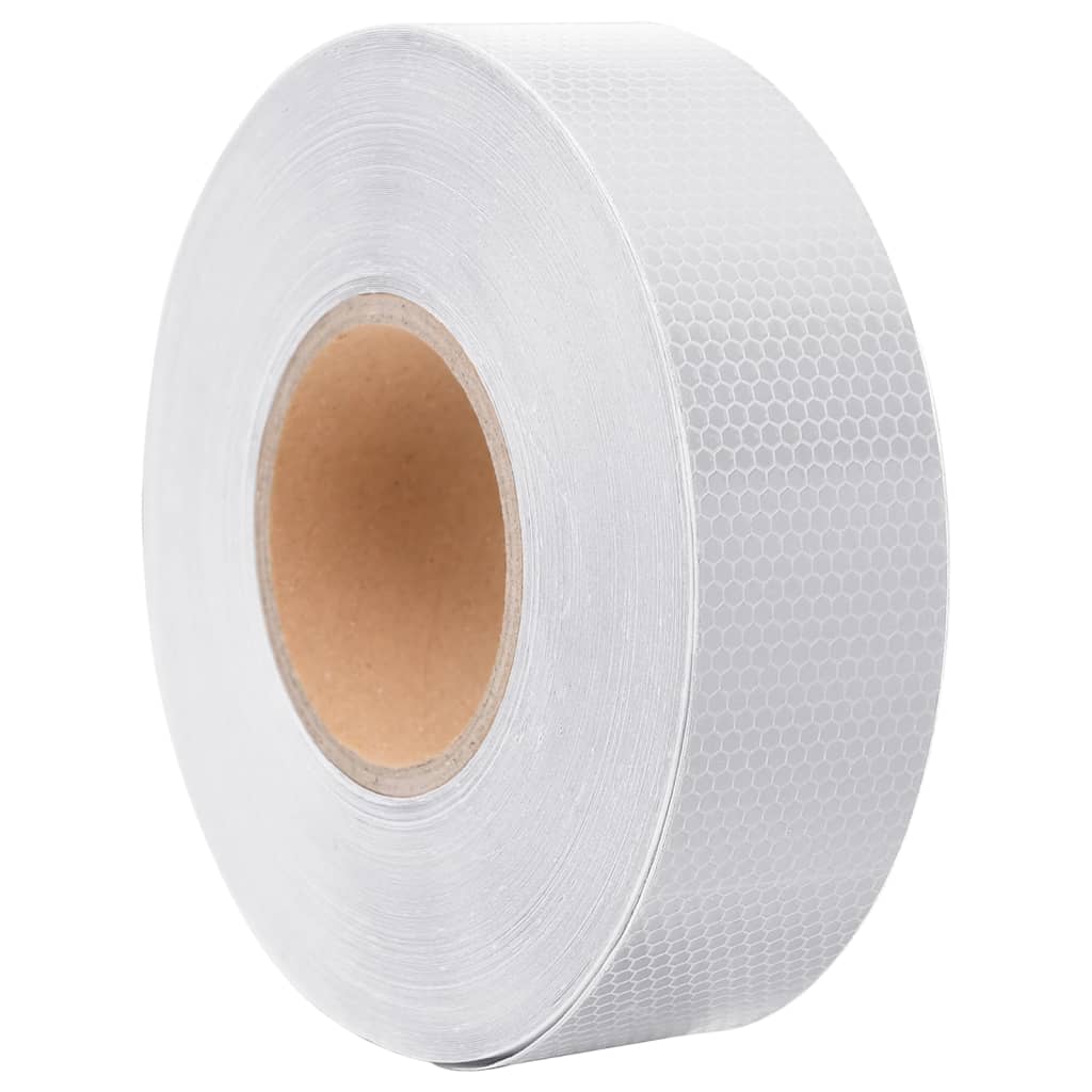 Vidaxx ruban réfléchissant 5 cm x 50 m PVC blanc