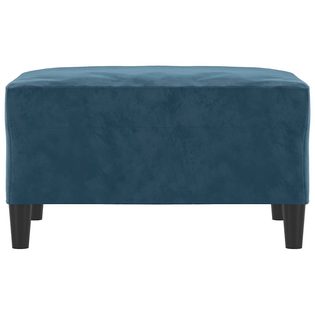 Vidaxl voetenbank 70x55x41 cm fluweel blauw