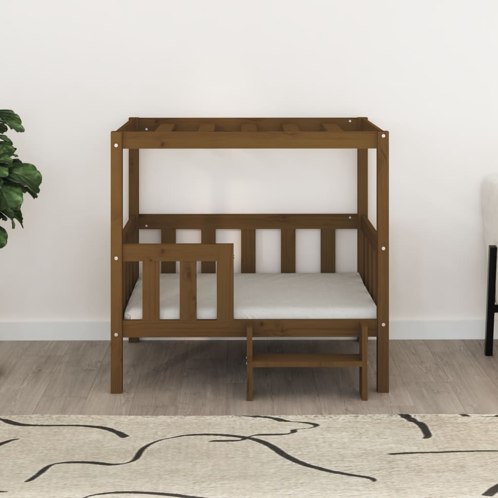 Vidaxl Dog Basket 95.5x73.5x90 cm Pine Solide Brown