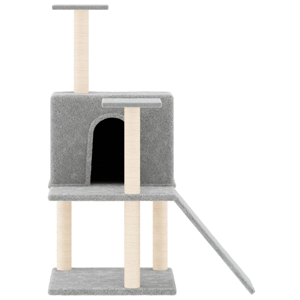Vidaxl Cat Furniture avec Sisal Scratch Posts 109 cm Gris clair
