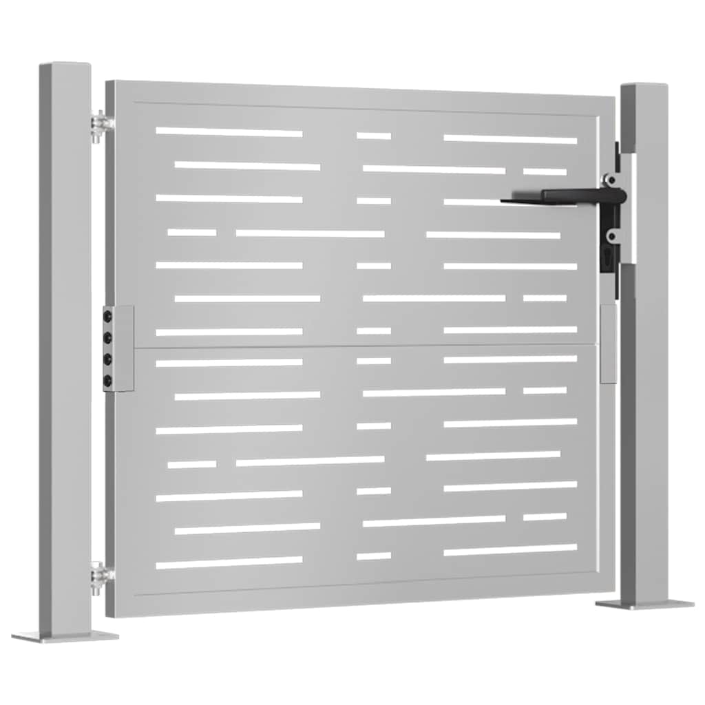 Vidaxx portail carré 105x105 cm acier corten