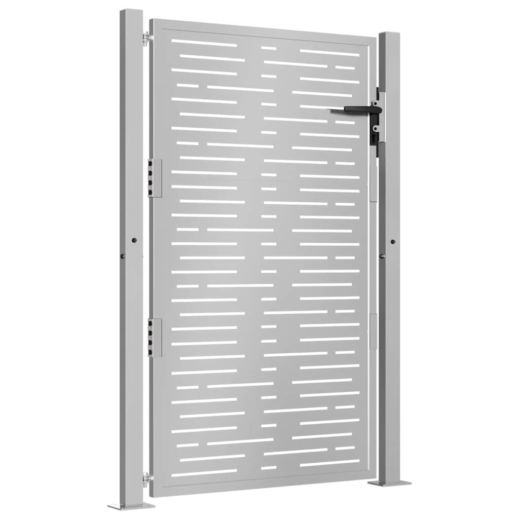 Vidaxxl portail carré 105x130 cm acier corten