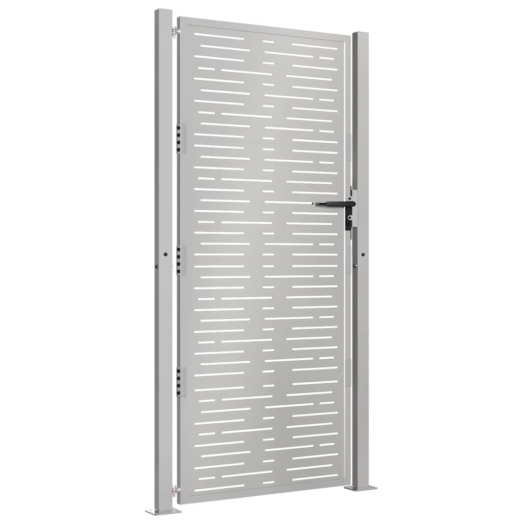 Portail Vidaxxl 105x180 cm carré en acier corten