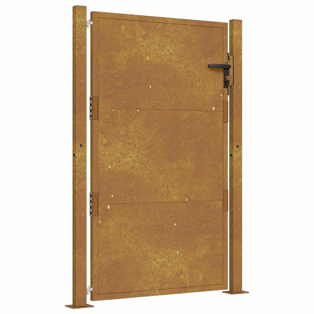 Portail Vidaxxl 100x150 cm acier corten
