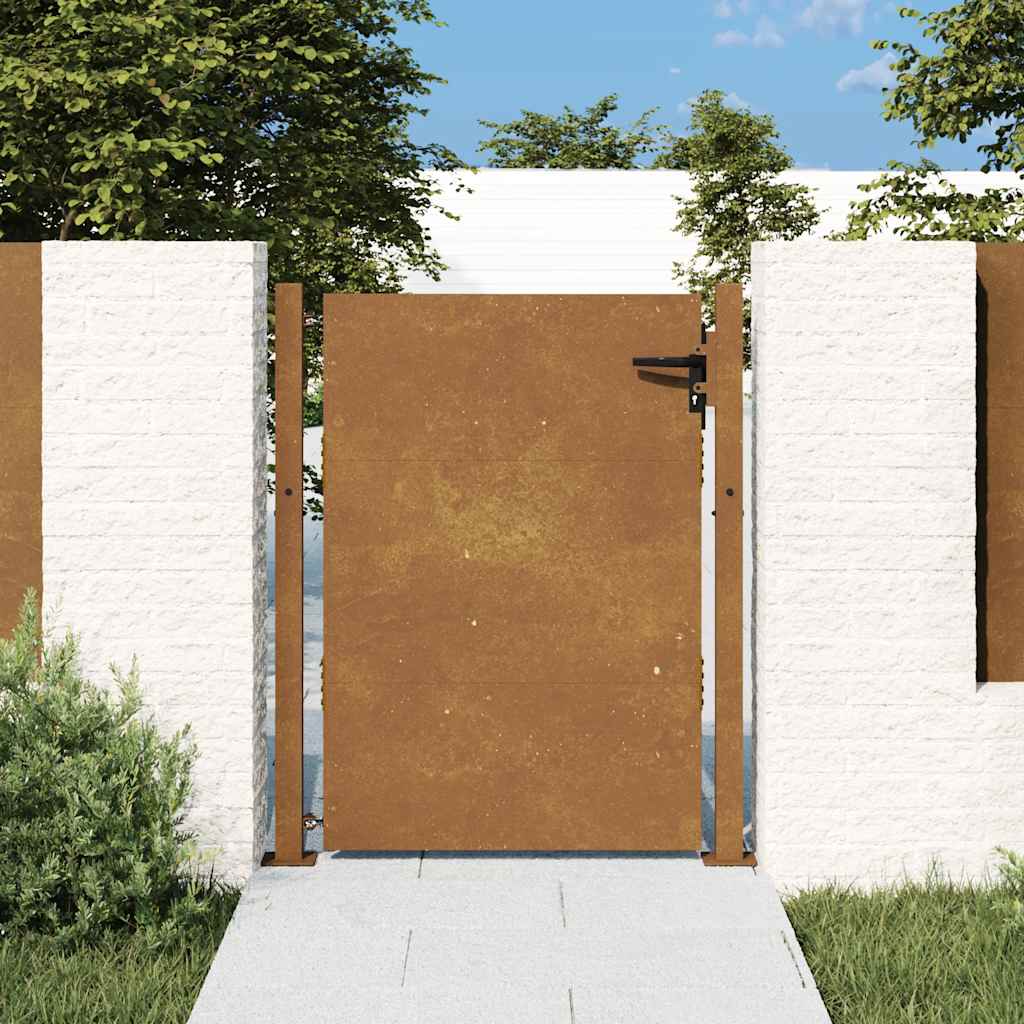 Port vidaxl 105x155 cm Corten Steel