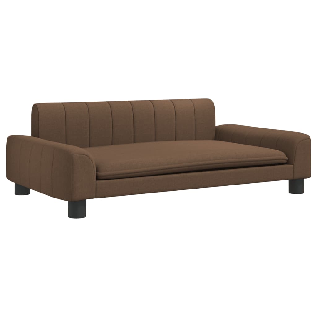 VidaXL Lit pour chien 90x53x30 cm tissu marron