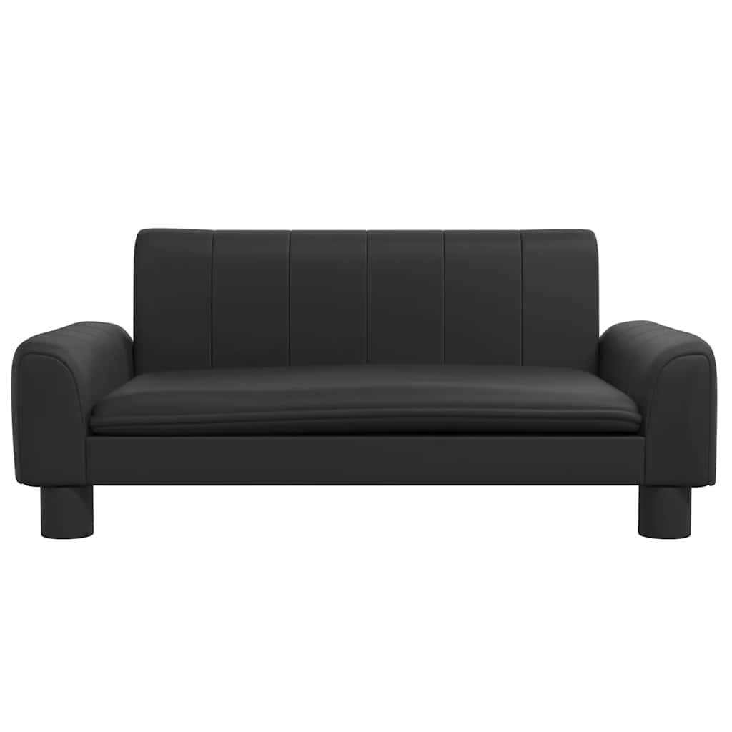 Vidaxxl lit pour chien 70x45x30 cm cuir artificiel noir