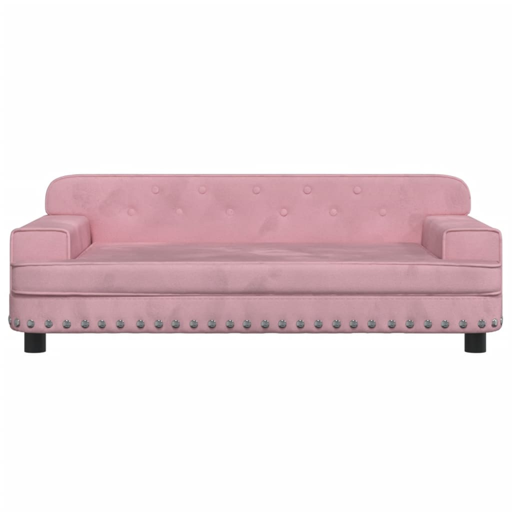 Vidaxl Dog Basket 90x53x30 cm en velours rose