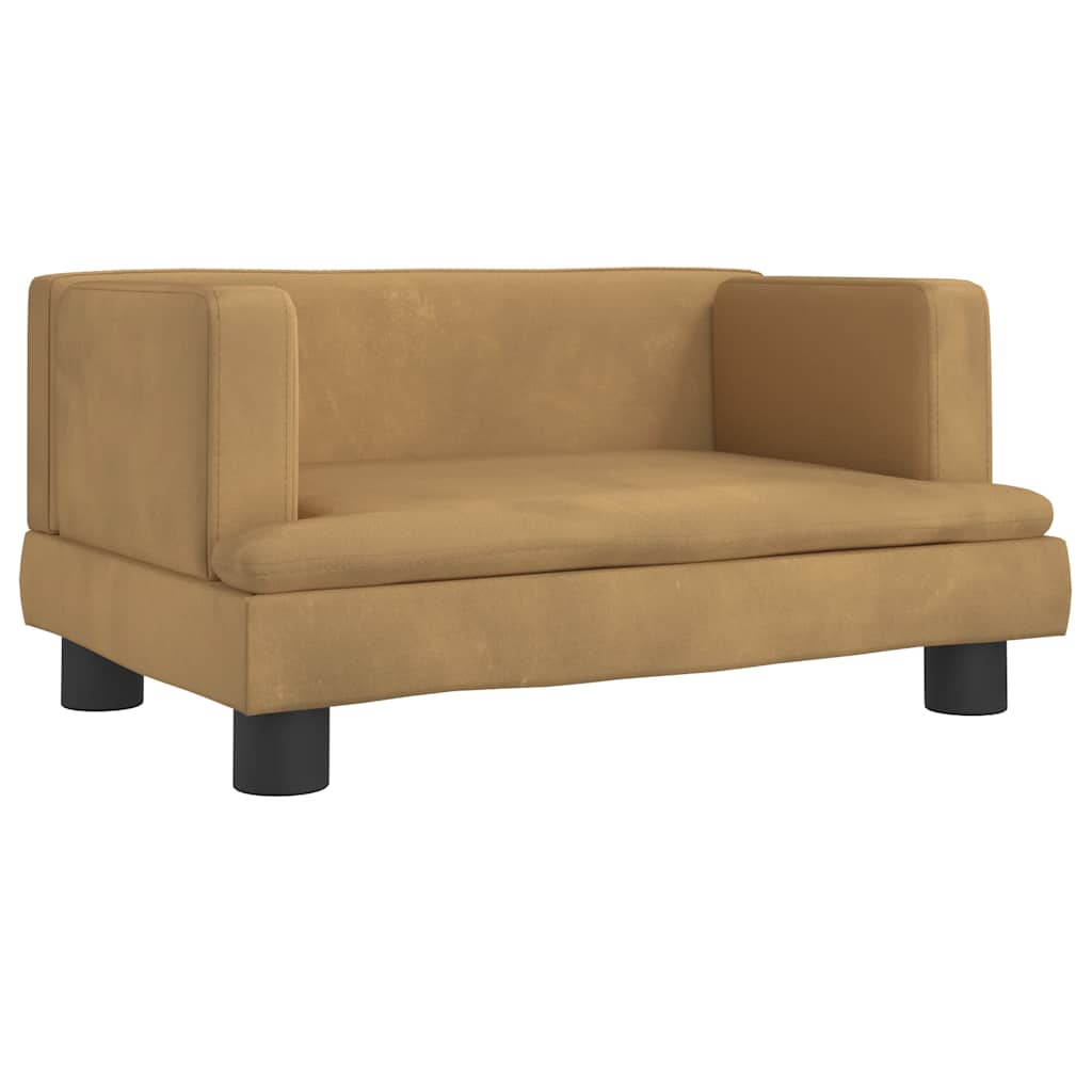 Vidaxxl lit pour chien 60x40x30 cm velours marron