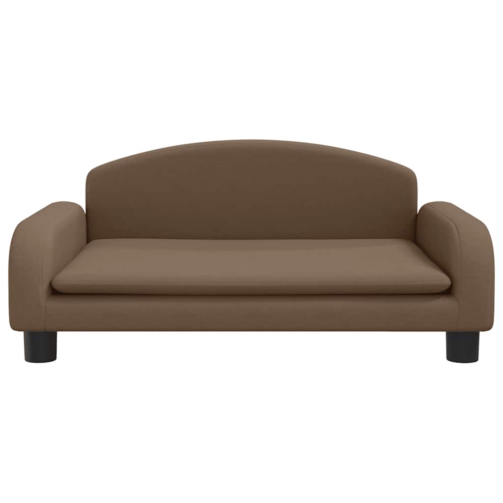 VidaXL lit pour chien 70x45x30 cm tissu marron