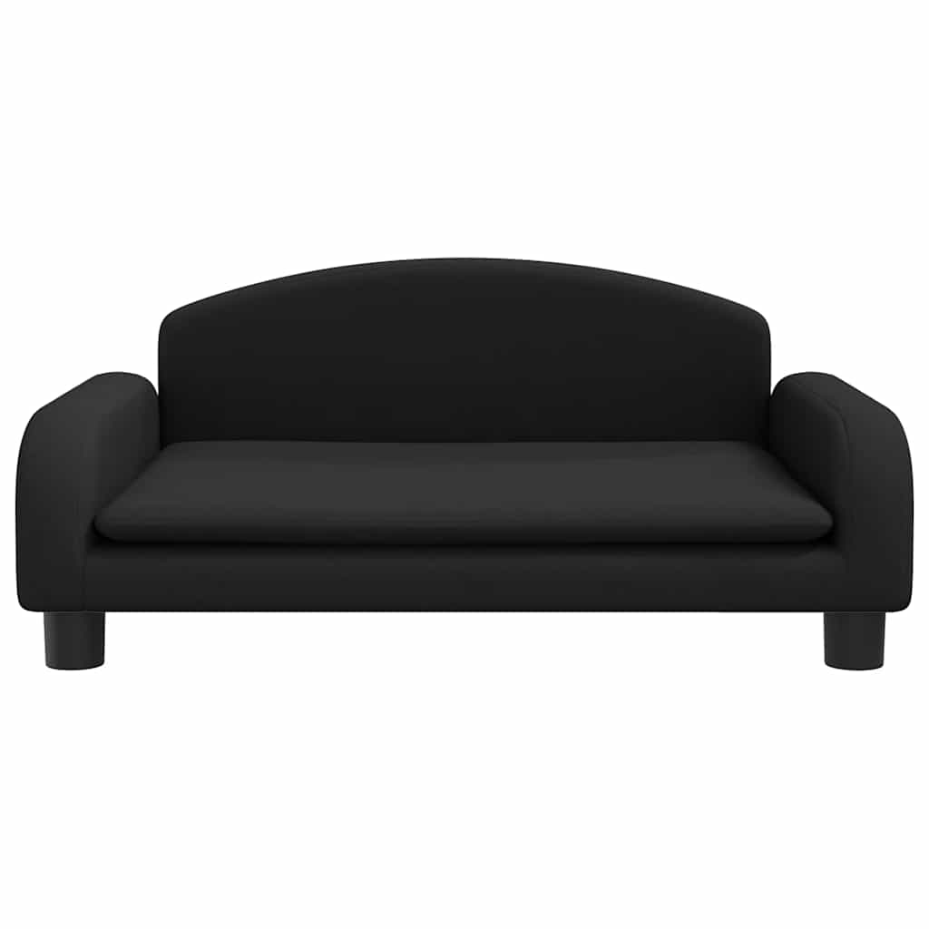 VidaXL lit pour chien 70x45x30 cm tissu noir