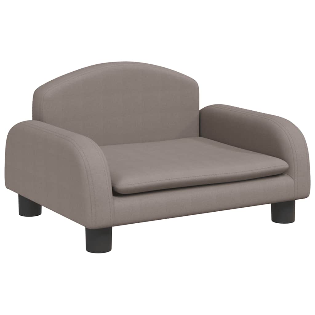 Vidaxxl lit pour chien 50x40x30 cm tissu taupe