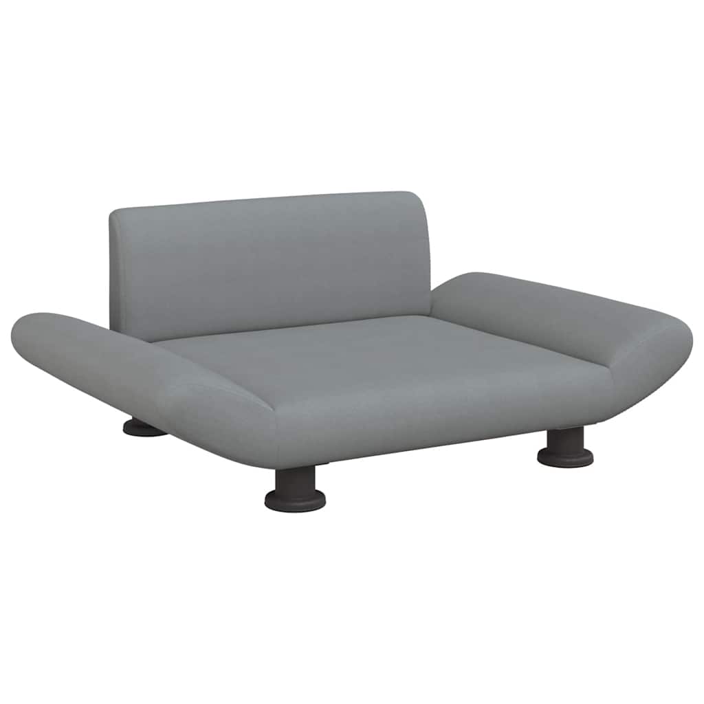Vidaxxl lit pour chien 70x45x28 cm tissu gris clair