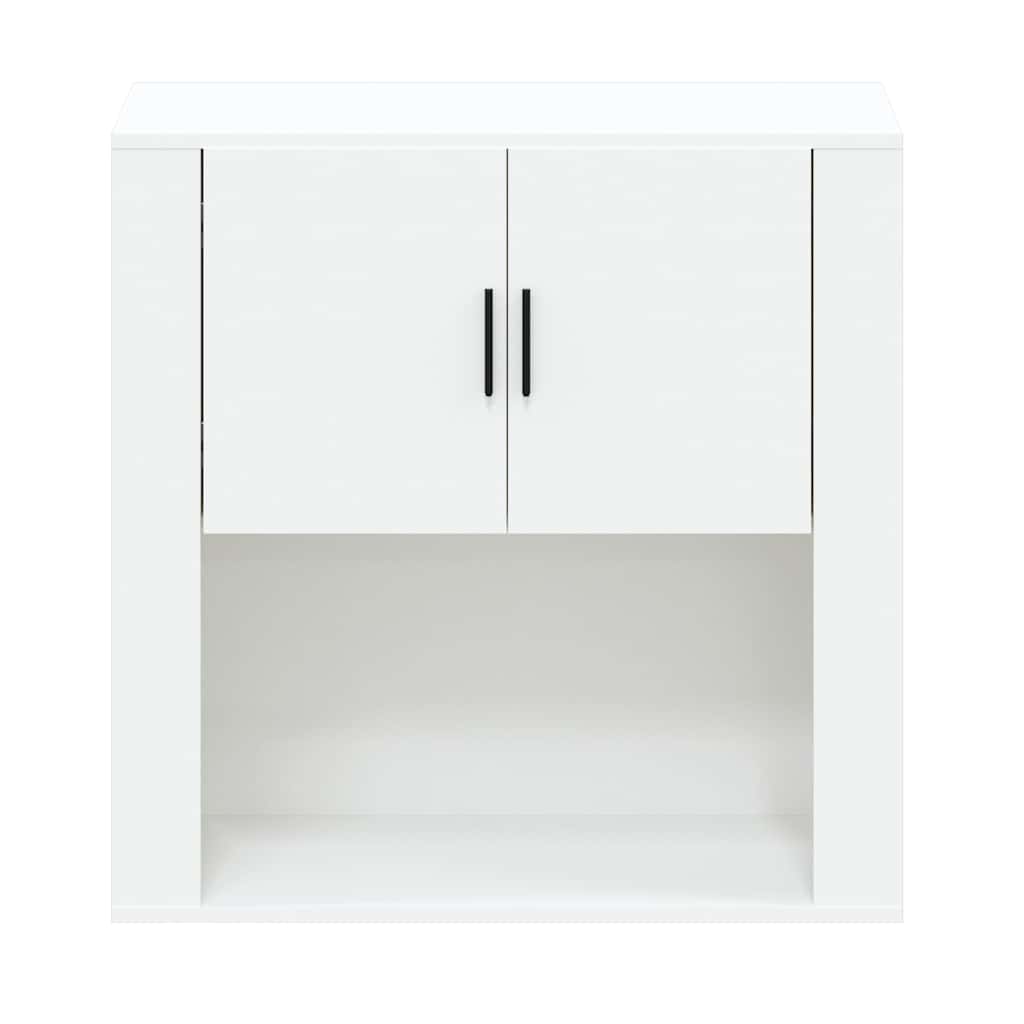 Vidaxl wandkast 80x33x80 cm bewerkt hout wit
