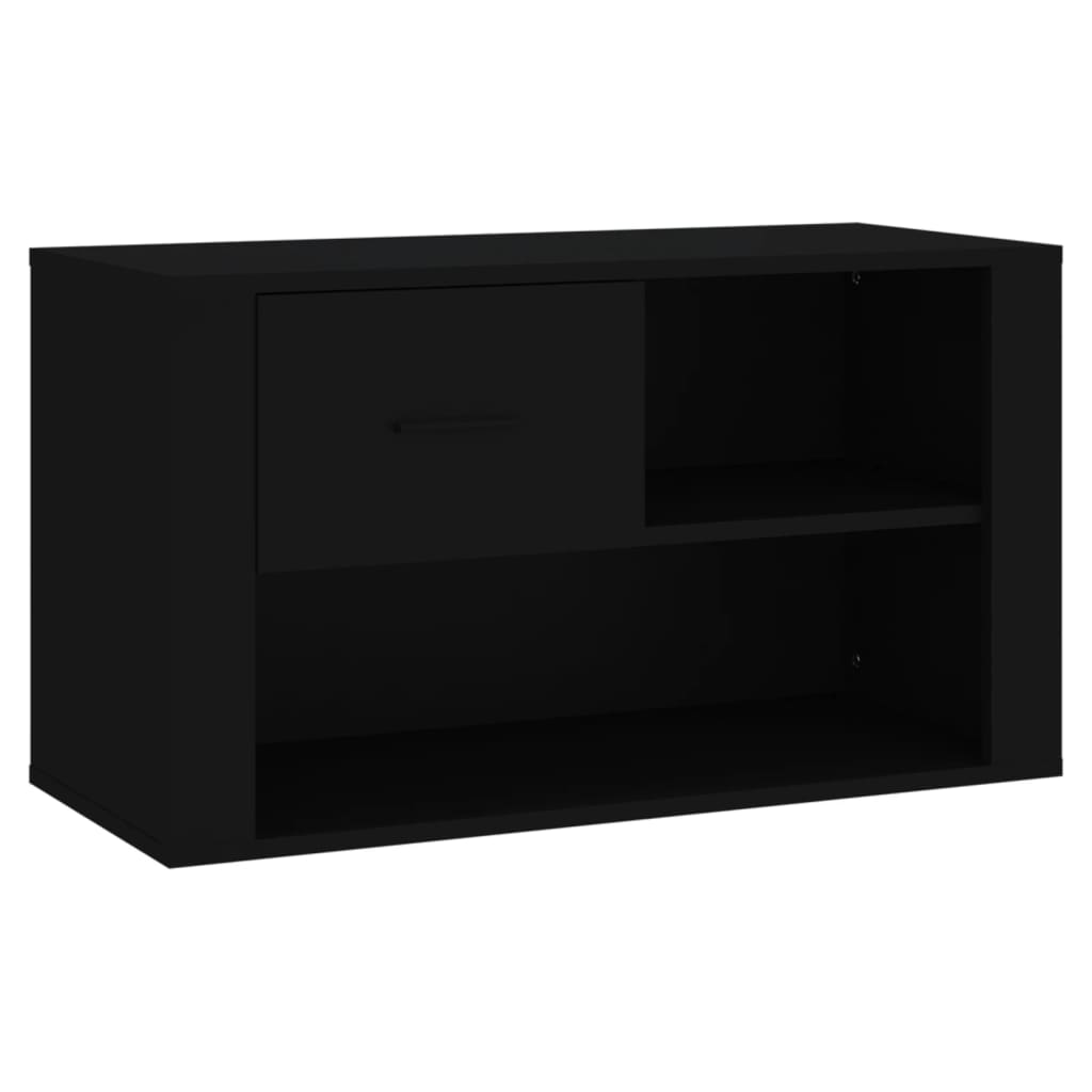 Armoire à chaussures Vidaxl 80x35x45 cm Bois de bois de propriété