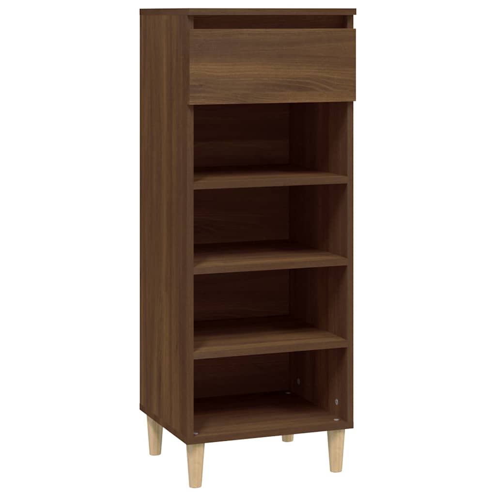 Armoire à chaussures Vidaxl 40x36x105 cm Couleur de chêne brun coupé