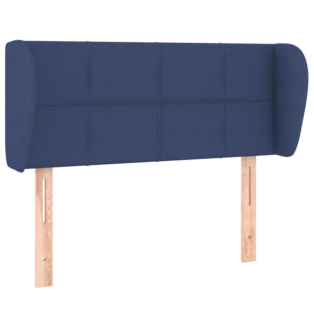 Vidaxl hoofdbord met randen 93x23x78 88 cm stof blauw