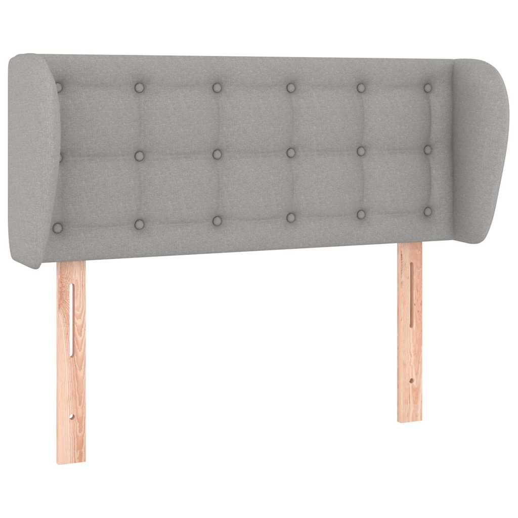 Vidaxl hoofdbord met randen 103x23x78 88 cm stof lichtgrijs