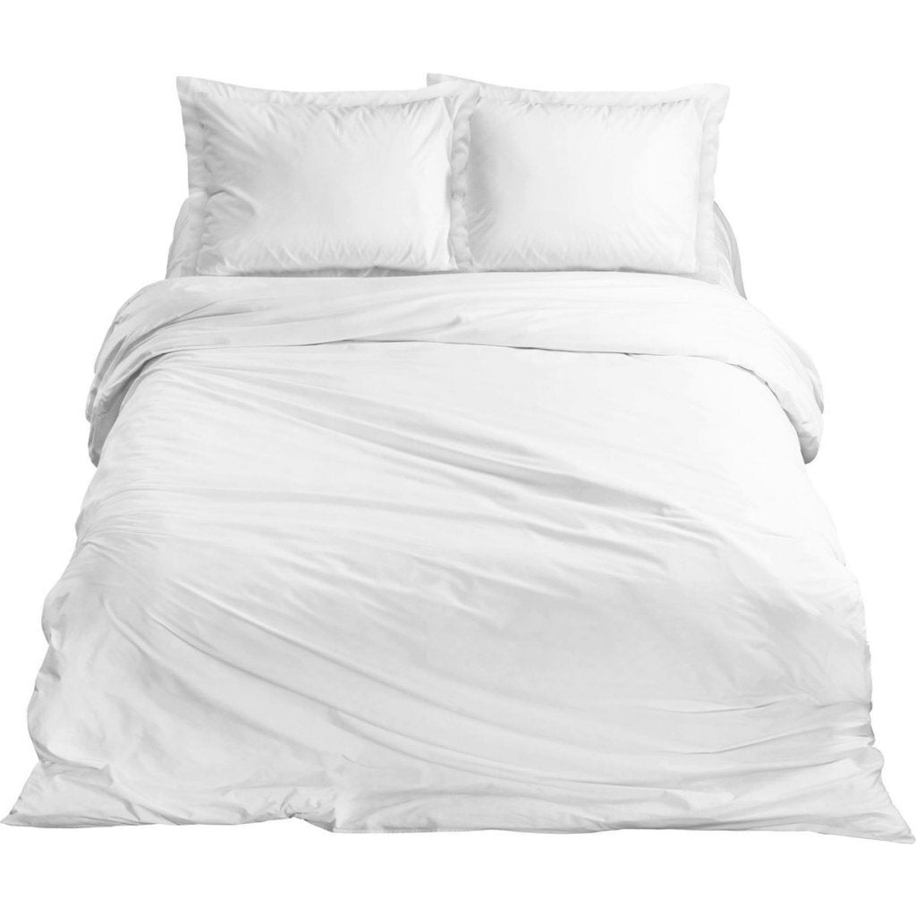Housse de couette double en satin de coton Ten cate 240x200 220 cm blanc