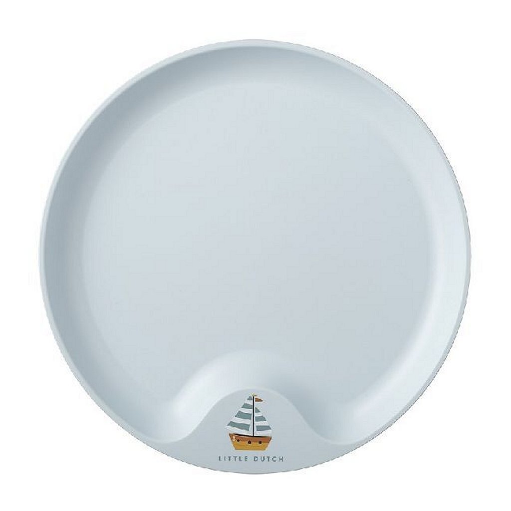 Mepal assiette enfant petits marins hollandais baie bleu