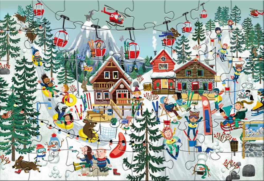 Puzzle Rebo 48 pièces - cas cato gagne