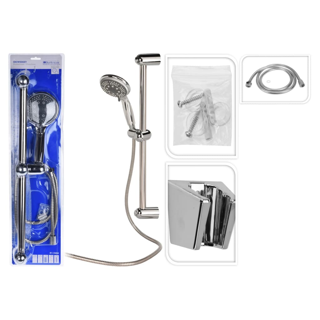 Solutions de salle de bains Solutions de salle de bains pomme de douche avec 5 fonctions 11,5 cm