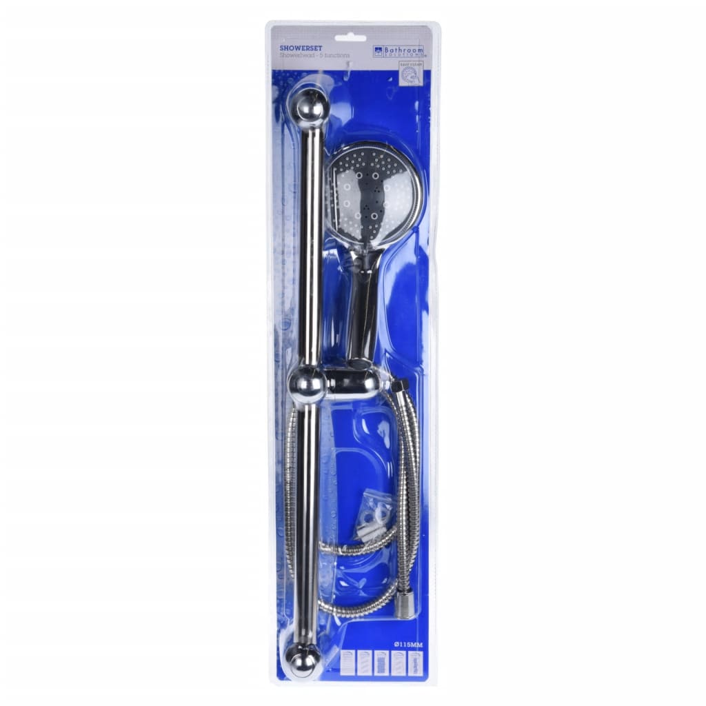 Solutions de salle de bains Solutions de salle de bains pomme de douche avec 5 fonctions 11,5 cm