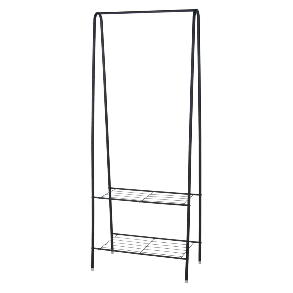 Solutions de rangement Rack de vêtements avec 2 couches 61x34x152 cm