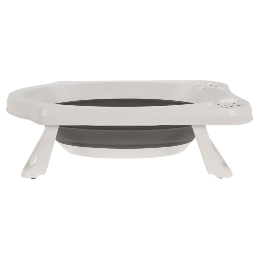 Solutions de salle de bain babybadje pliant blanc et gris