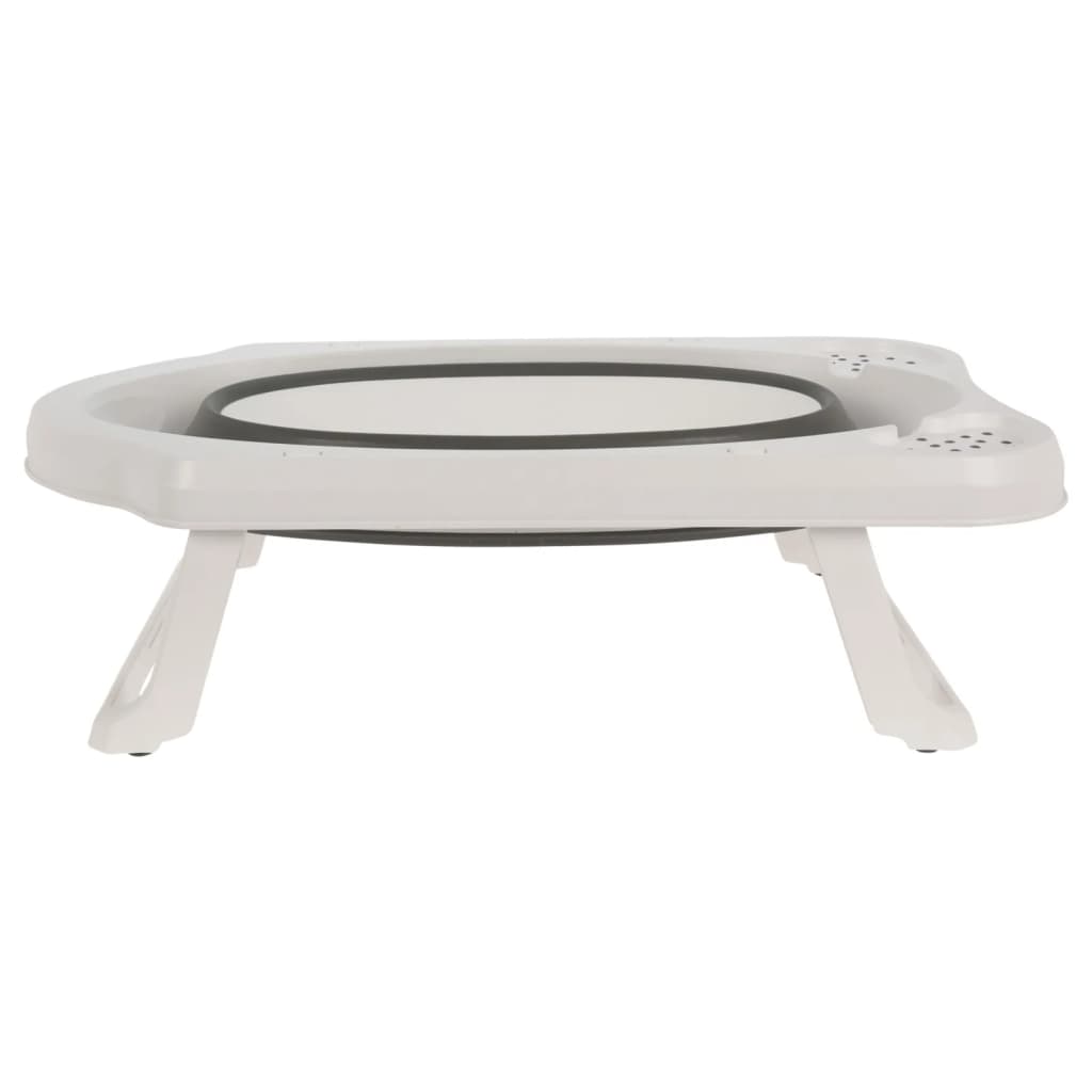 Solutions de salle de bain babybadje pliant blanc et gris