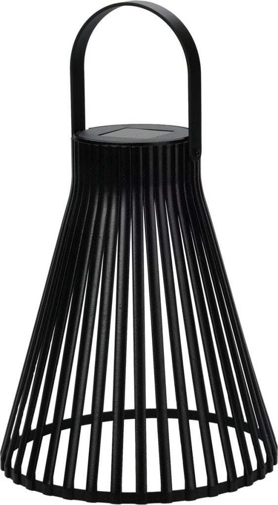 Lanterne solaire de jardin Pro h23cm noire