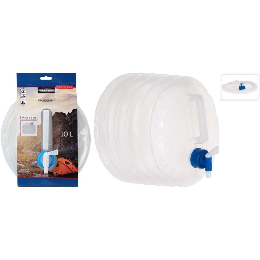 Réservoir d'eau Redcliffs pliable 10l 27x25x8 cm