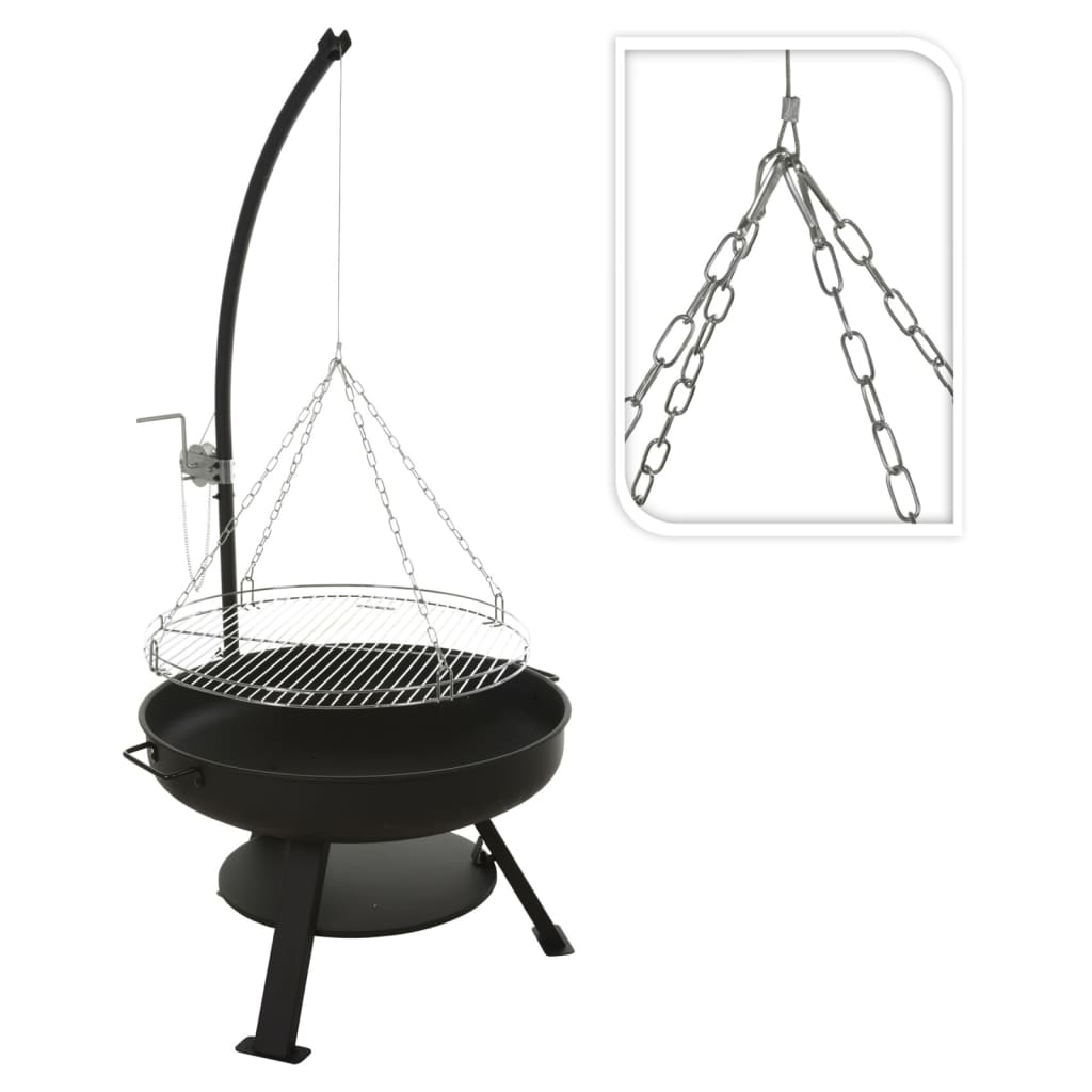 Progarden Fire Bowl avec grille de barbecue Vaggan 60 cm