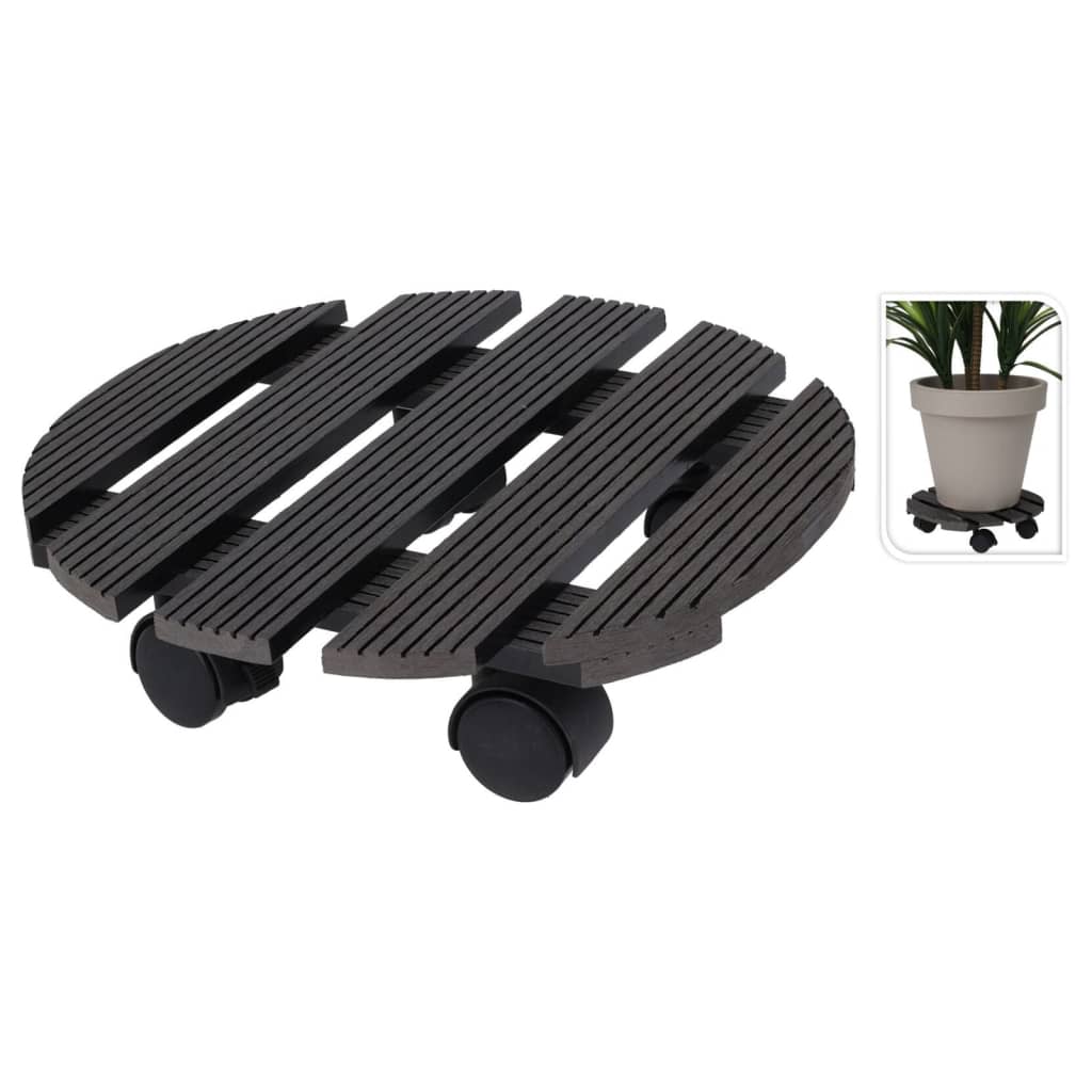 Chariot de plante de progarden autour de 29 cm gris