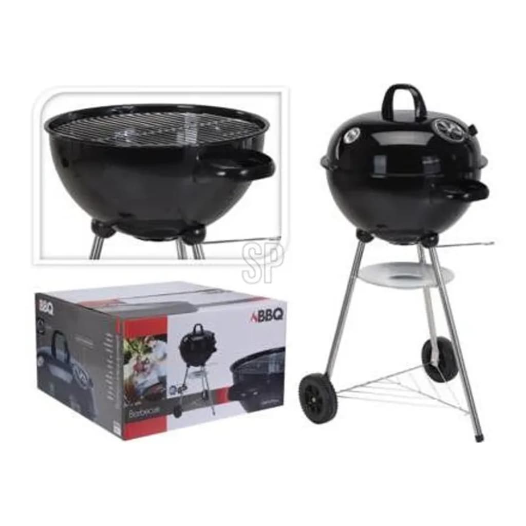 Progarden barbecue noir sphérique