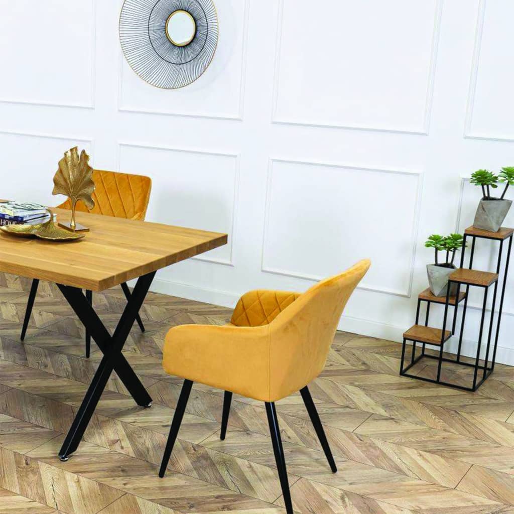 Home Styling Home Styling Support pour plantes avec 4 étagères naturel et noir