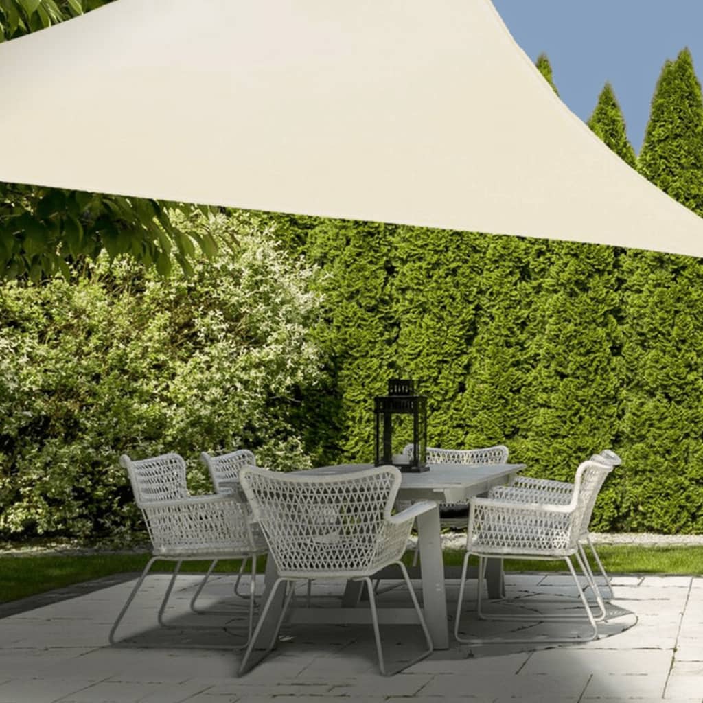 Progarden Triangle de tissu de Shade Progarden 3,6x3,6x3,6 Mr Crème -Colored