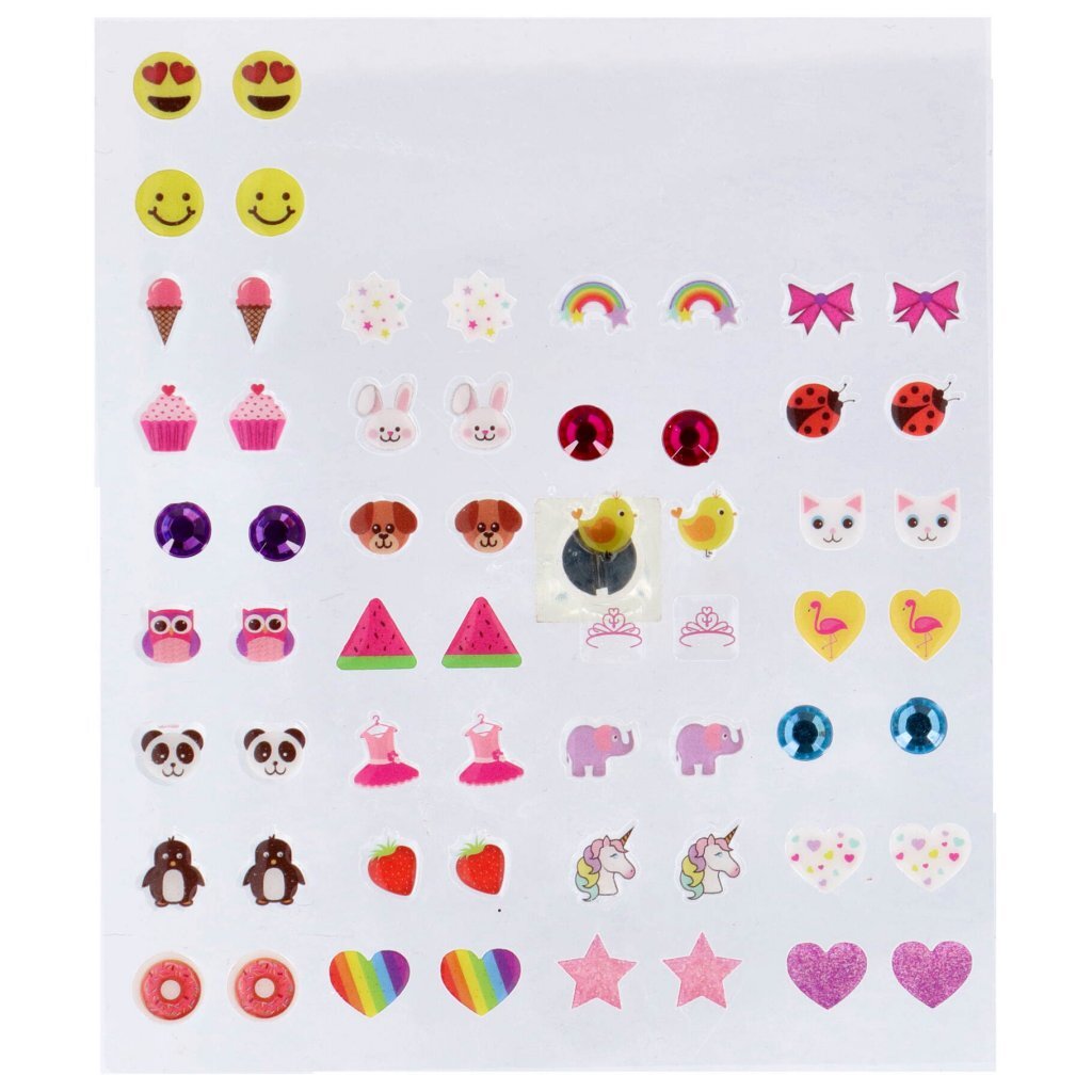 Autocollants boucles d'oreilles licorne autres marques