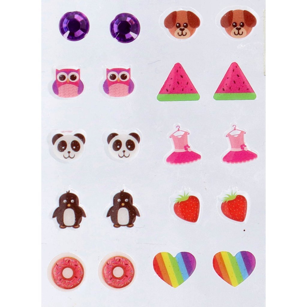 Autocollants boucles d'oreilles licorne autres marques