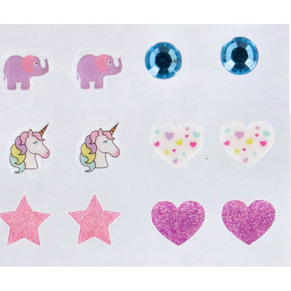 Autocollants boucles d'oreilles licorne autres marques