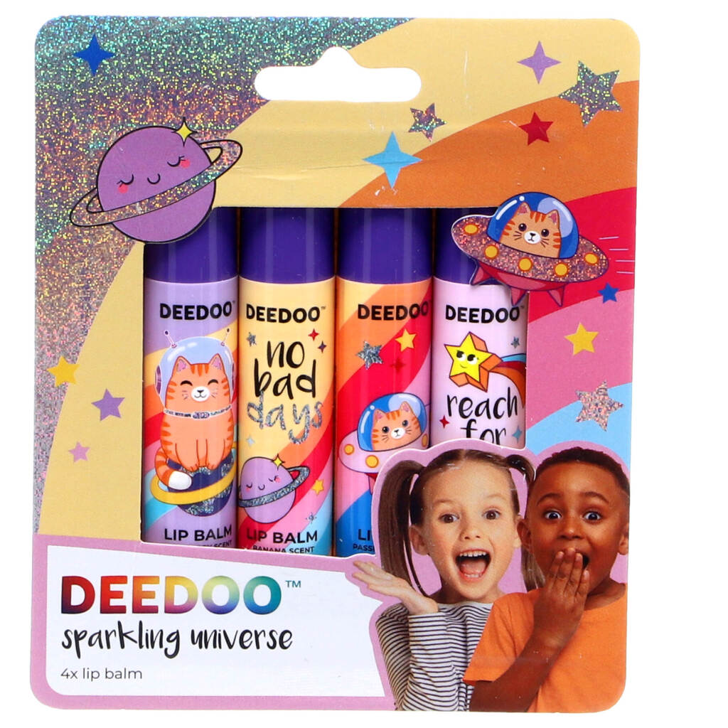 Baume à lèvres enfant Deedoo univers pétillant au parfum