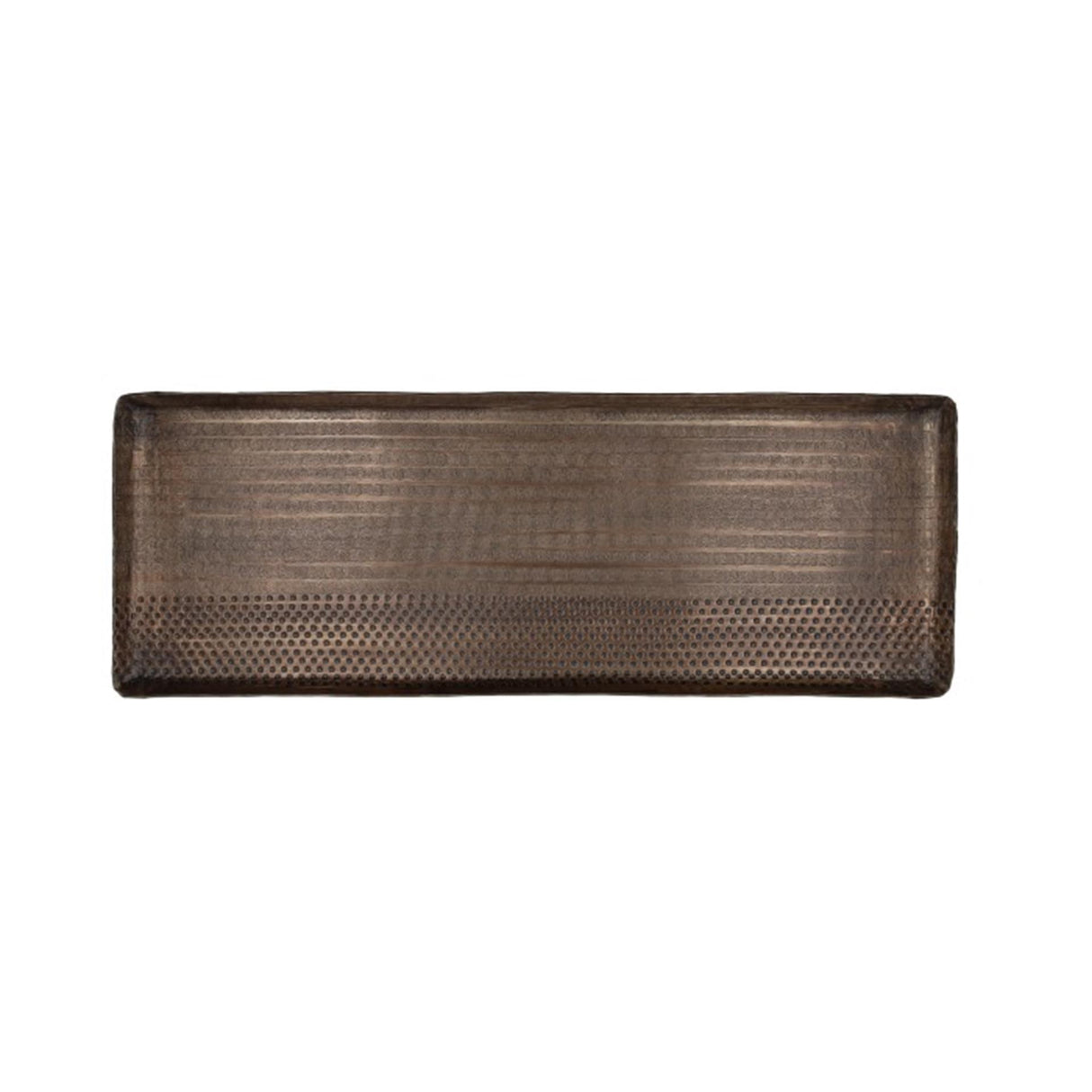 Plateau de vie naturel Hbx 45x18x1,5cm laiton